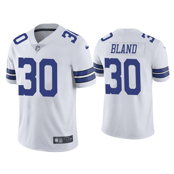 Men's Dallas Cowboys #30 DaRon Bland White Vapor Limited Stitched Jersey Men's Dallas Cowboys #30 DaRon Bland White Vapor Limited Stitched Jersey